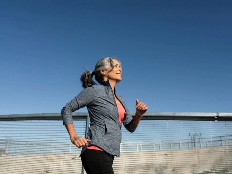 woman running